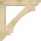 Ekena Millwork Imperial Slat Rough Sawn Bracket w/ Offset Brace, Douglas Fir, 8"W x 44"D x 44"H BKT0806X44X44IMP06RDF - alternate 3